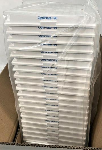 New open box Perkin Elmer OptiPlate-96 Microplates (Lot of 73)