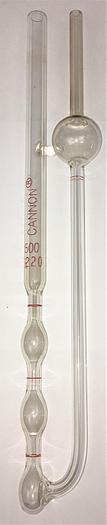 Used Cannon-Fenske CFOC-500 (9721-F80) Opaque Viscometer Tube (No Certificate) - Size 500