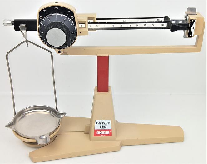 New Open Box Ohaus Dial-O-Gram 310 Triple Beam Balance - 310g x 0.01g