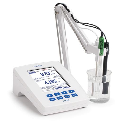 New Hanna HI 5222 Digital, Bench-model pH-ISE-ORP Meter