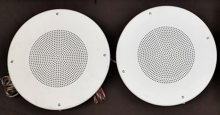 Used Penton LCS8T72 Analog Ceiling Speaker for PA System (Set of 2)