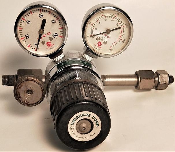 Used Unibraze Single Stage Nitrogen Regulator