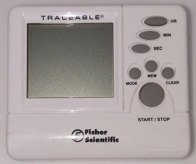 Used Fisher Traceable 02-401-8 Double Display Digital Timer