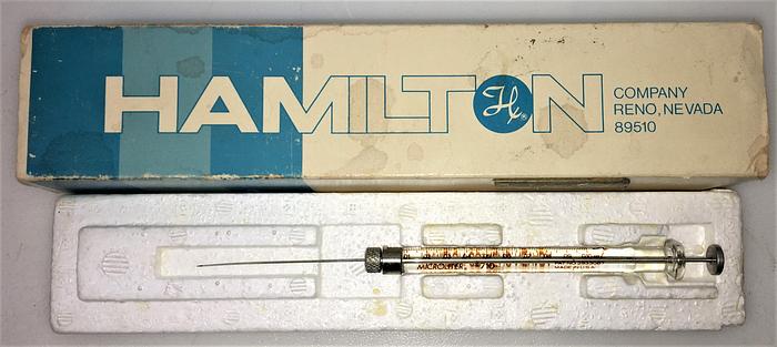 Used Hamilton 80630 Microliter #710RN Injection Syringe - 100μL