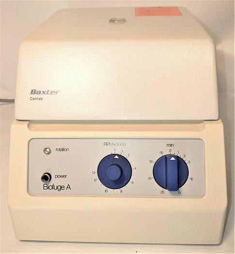 Used Heraeus (Baxter) Biofuge A 1302 Microcentrifuge (24 x 1.5mL)