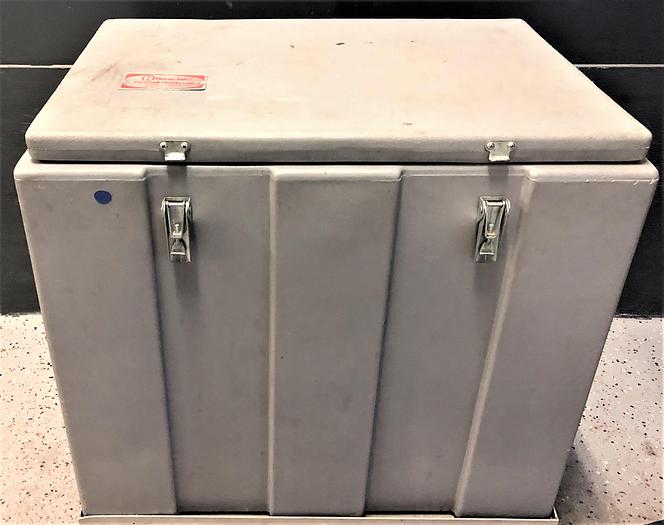 Used Polyfoam Packers ThermoSafe 301 Dry Ice Storage Chest with Dolly - 3.75 Cu-Ft