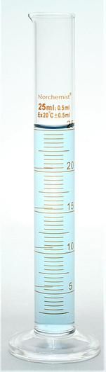 New Norchemist GP-GC-0025 Graduated Cylinder - 25mL