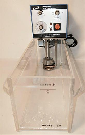 Used Cole-Parmer Polystat 1252-00/2 Immersion Circulator with Haake 5P Bath (5L)