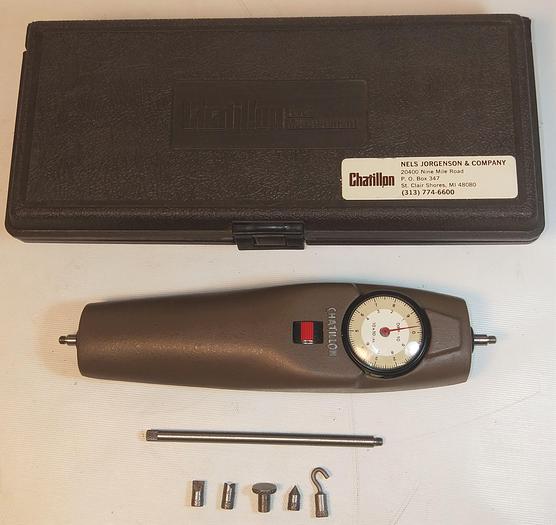 Used Chatillon DPP-10 Mechanical Force Gauge - 10 lb x 0.10lb