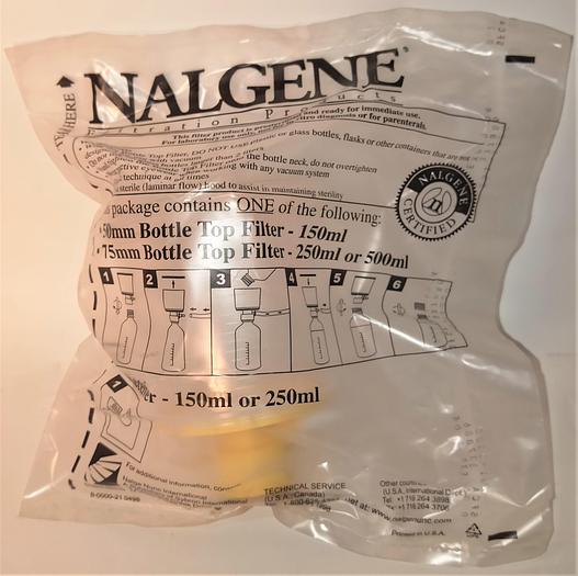 New Nalgene 291-4520 Bottle Top Filter - 0.2µm (Pack of 8)