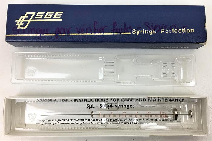 Used SGE 25F-CTC-GT-0.63 GasTight Injection Syringe - 25μL