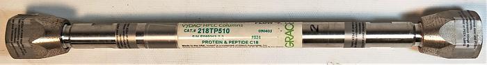 Used Vydac 218TP510 C18 Semi-Preparative HPLC Column - 25 cm × 10 mm x 5µm