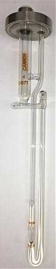 New Open Box Cannon ZCAC-RO-4 Zeitfuchs Cross-Arm Viscometer Tube with Holder (No Certificate) - Size 4