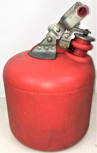 Used Non-Metallic Safety Can for Petroleum Products - 9.4L (2.5 Gallon)