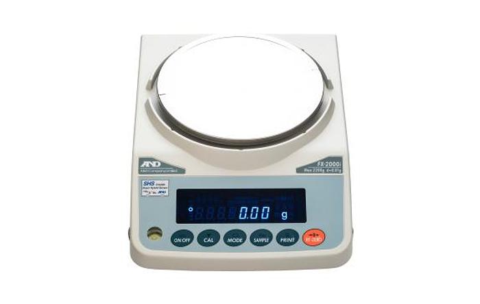 New A&D FX-2000i Top-Loading Balance - 2200g x 0.01g