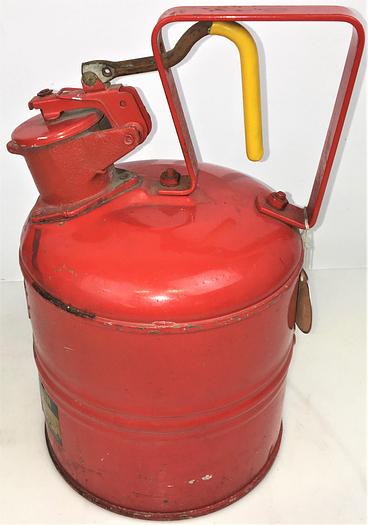 Used Justrite 10301 Steel Safety Can for Flammables, Type I - 4L