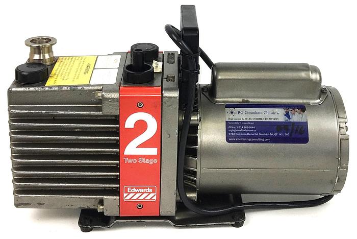 Used Edwards E2M2 Rotary Vacuum Pump (2cfm)