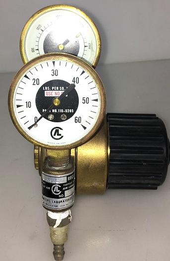 Used Liquid Air 151-1137 Brass Carbon Dioxide Regulator - CGA 500