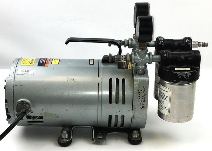 Used Gast 0323-G582EDX Rotary Vacuum Pump (5cfm)