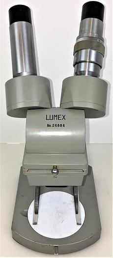 Used Precision Optics Lumex Stereo Microscope with Wooden Case