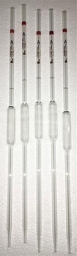 Used Fisherbrand 13-650-2L Volumetric Pipet, Class A - 10mL (Pack of 12)