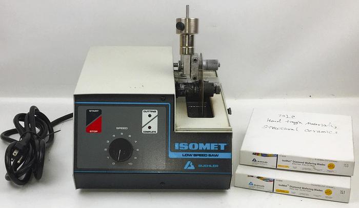 Used Buehler IsoMet Low-Speed Saw with Accessories