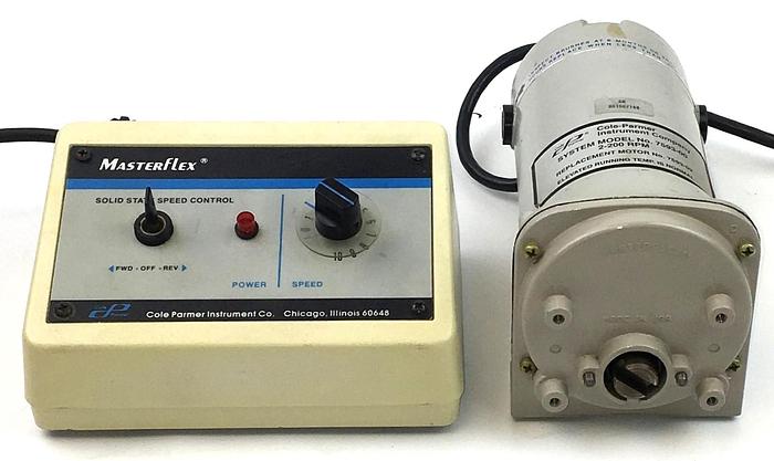 Used Cole-Parmer Masterflex 7593-00 Peristaltic Pump with Speed Controller