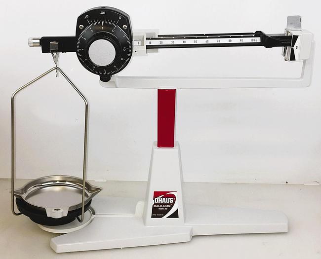 New Open Box Ohaus Dial-O-Gram 310 Triple Beam Balance (310g x 0.01g)