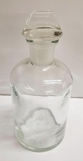 Used Wheaton 215237 Narrow-Mouth Reagent Bottle with Glass Stopper - 250mL