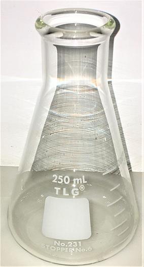 Used TLG 231.202.05 Graduated Erlenmeyer Flask - 250mL