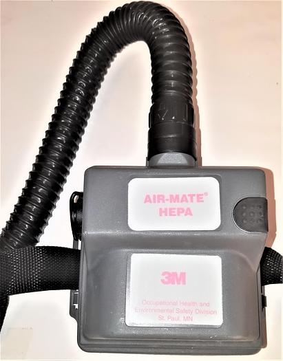 Used 3M Air-Mate HEPA Respirator (PAPR) Blower-Filter Unit