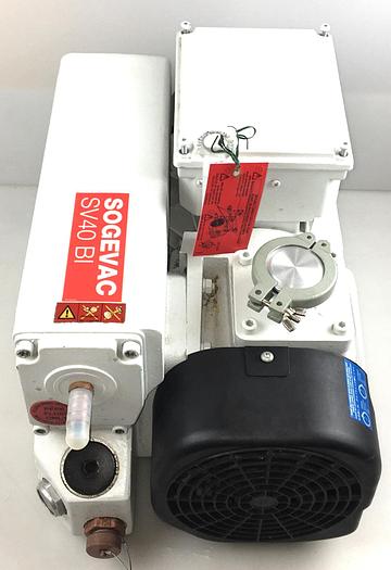 Used Oerlikon Sogevac SV40 BIFC Rotary Vacuum Pump (22.7 / 27.7 cfm)