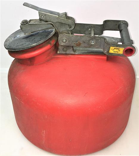 Used Justrite 12751 Safety Disposal Can - 7.5L (2 Gallon)