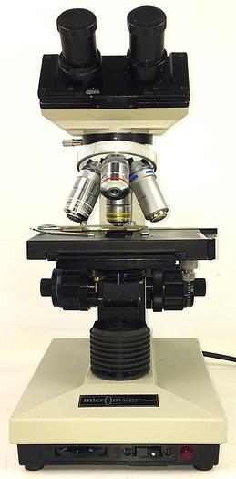 Used Fisher MicroMaster CK Binocular Compound Microscope (100X to 1000X Magnification)