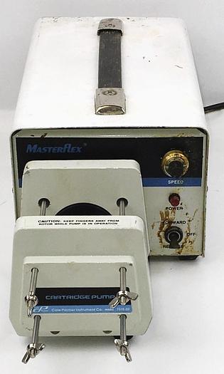 Used Cole-Parmer Masterflex 7520-35 Peristaltic Pump with 7519-00 Cartridge Pump Head