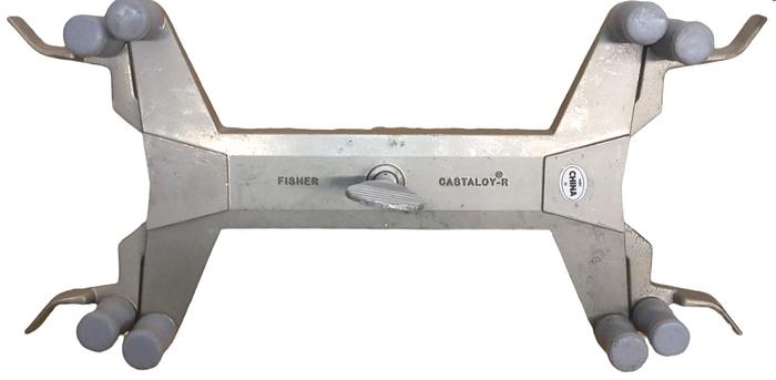 Used Fisher Castaloy-R 3361-4 Double Burette Clamp