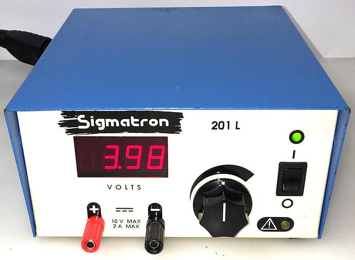 Used Eisco SigmaTron 201L Low Voltage Digital Power Supply