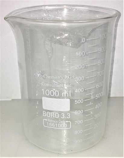 New ChemRG Griffin Low Form Beaker - 1000mL