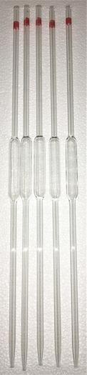 Used Corning PYREX 7102-10 Volumetric Pipet, Class A - 10mL (Pack of 5)