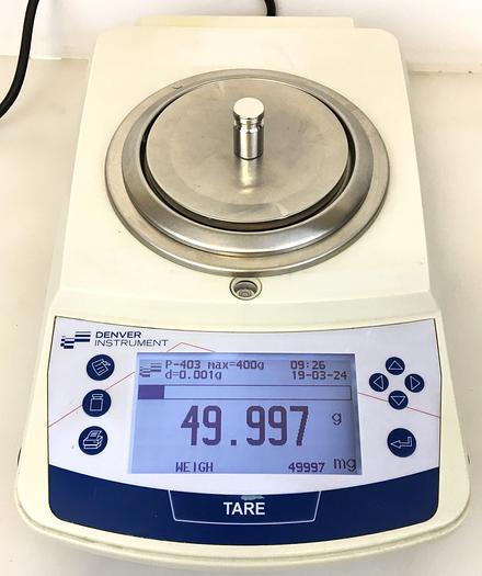 Used Denver Pinnacle P-403 Precision Balance (400g x 0.001g)