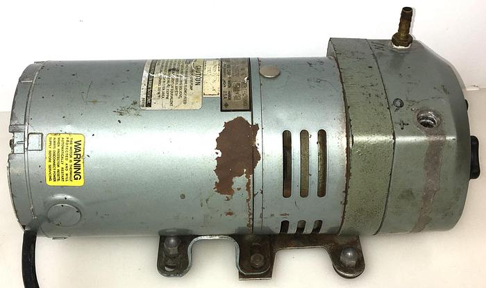 Used Gast 0523-101Q-G180DX Oil-Free Rotary Vacuum Pump - 4.5cfm