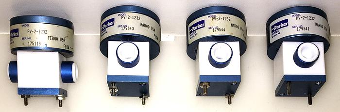 New Open Box Parker Partek PV-2-1232 Miniature High Purity 2-Way Pneumatic ¼” Diaphragm Valve