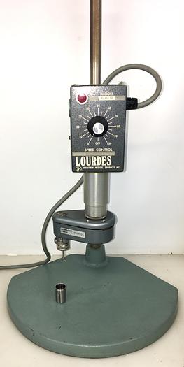 Used Lourdes MM-1B Model 600 Homogenizer with Sorvall OM-2000 Micro-Attachment Assembly