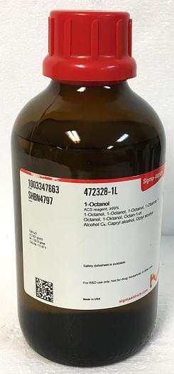 New Sigma-Aldrich 472328-1L 1-Octanol - ≥99% (1000mL)