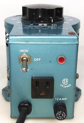 Used Staco 3PN1010 Variable Autotransformer