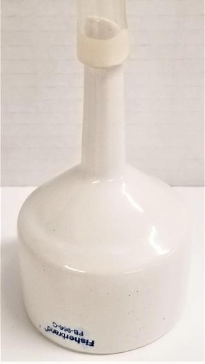 Used Fisherbrand FB-966-C Porcelain Buchner Funnel - 87mL - 50 to 55mm Paper