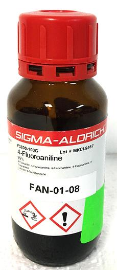 New Sigma-Aldrich F3800-100G 4-Fluoroaniline - 99% (100mL)