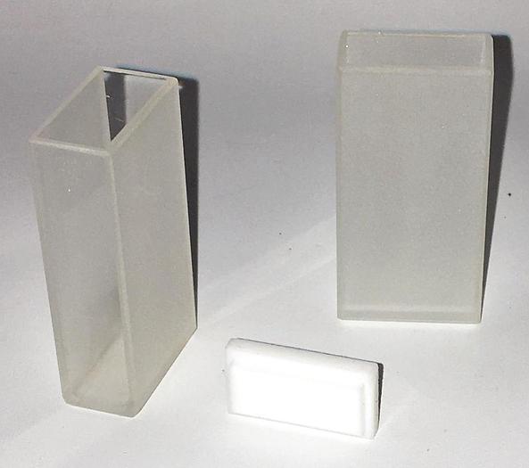 Used TSL Spectrosil Precision Quartz Micro Cuvette with Stopper