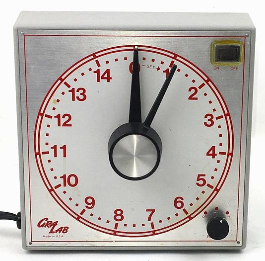 Used GraLab Model 252 15-Minute Timer