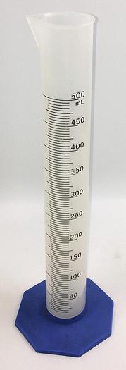 Used Nalgene 3662-0500 Plastic Graduated Cylinder - 500mL